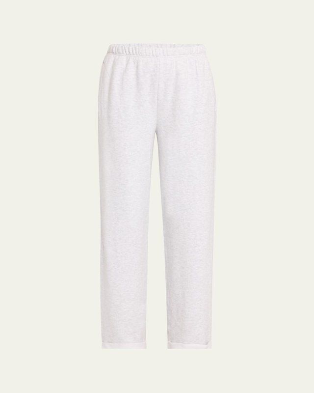 Cotton Fleece Classic Straight-Leg Pants